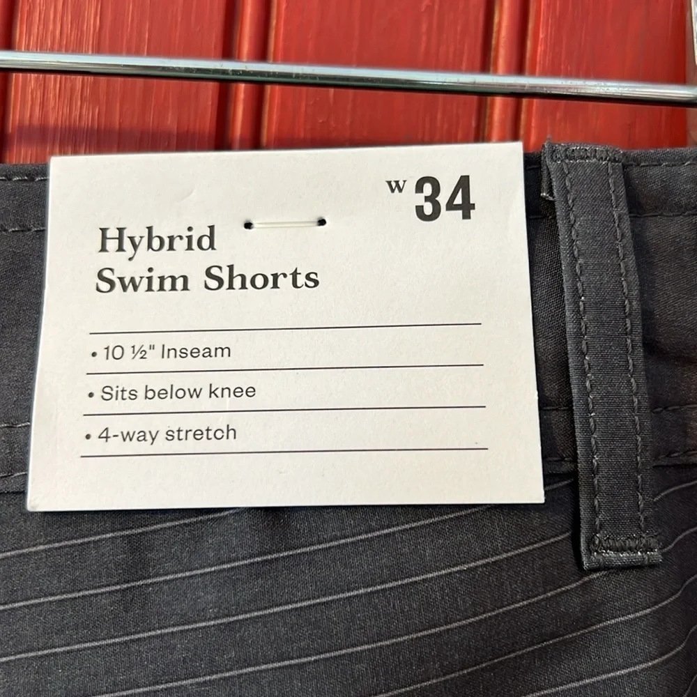 NWT Men’s Goodfellow Hybrid Swim Shorts 34